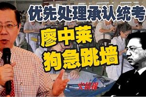 「可被考慮」風波之後，要優先處理承認統考？林冠英：廖中萊狗急跳牆！