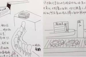 60歲的爸媽沒出過國又不懂英文，女兒畫了「史上最強出入境攻略」網友讚爆！