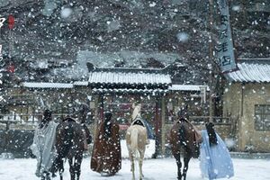 《新神鵰俠侶》曝劇照，文淇版郭襄雪中牽馬