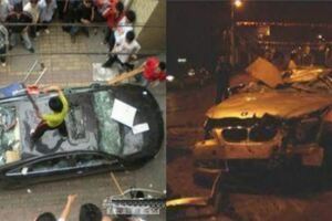 「霸氣」4歲男孩刮傷寶馬，80歲奶奶打一電話叫6輛賓士寶爸：錢給你，給我砸