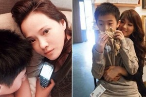 伊能靜再婚兒子10歳大了，沒想到她是這樣教兒子的...