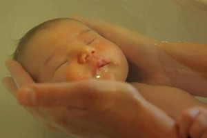 一名護士為新生兒洗澡的技術讓人震撼…這是洗澡的最高境界。(非看不可)