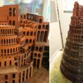 日本國二學生打造「木工巴別塔」，雕功超驚人，同校作品「天空之城」更讓人看得目瞪口呆！