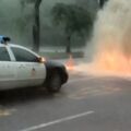 雨狂炸高雄人孔蓋噴飛 網酸「終於懂韓國瑜說的塞子了」