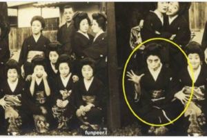 一張１２０年前日本女孩的集體鬼臉照片，引起網友熱烈討論！