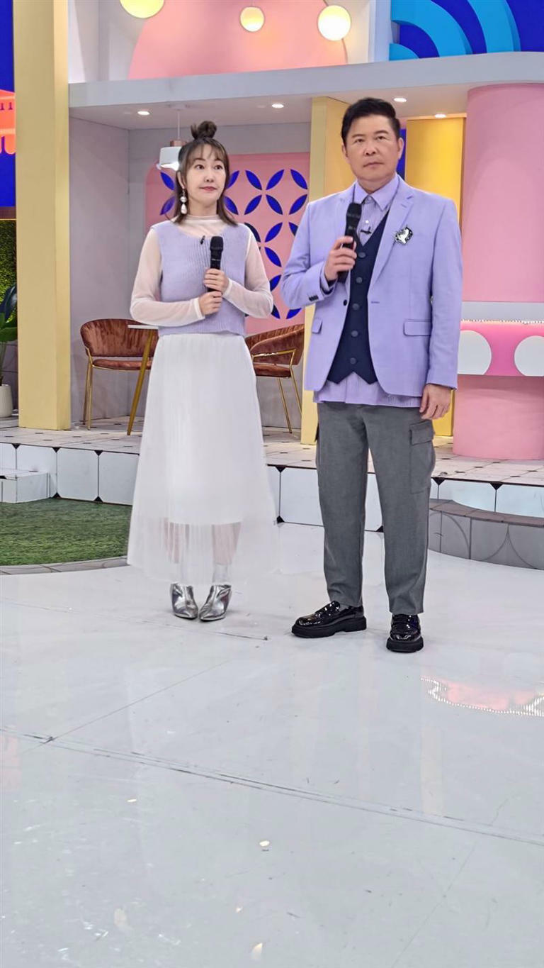 曾國城(右)與巴鈺搭檔(圖/記者鍾智凱攝) 曾國城(右)與巴鈺搭檔(圖/記者鍾智凱攝)