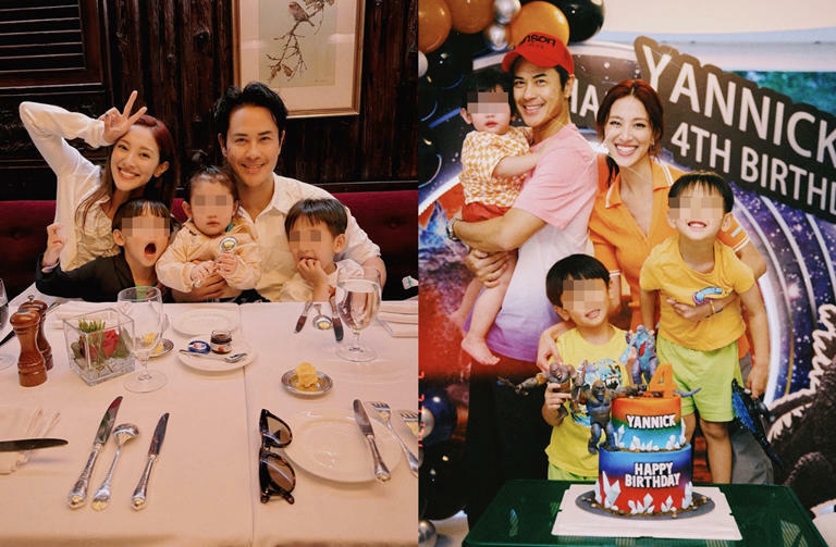 鄭嘉穎、陳凱琳育有3個小孩。(圖/翻攝自ghlchan、kevincheng_official IG) 鄭嘉穎、陳凱琳育有3個小孩。(圖/翻攝自ghlchan、kevincheng_official IG)