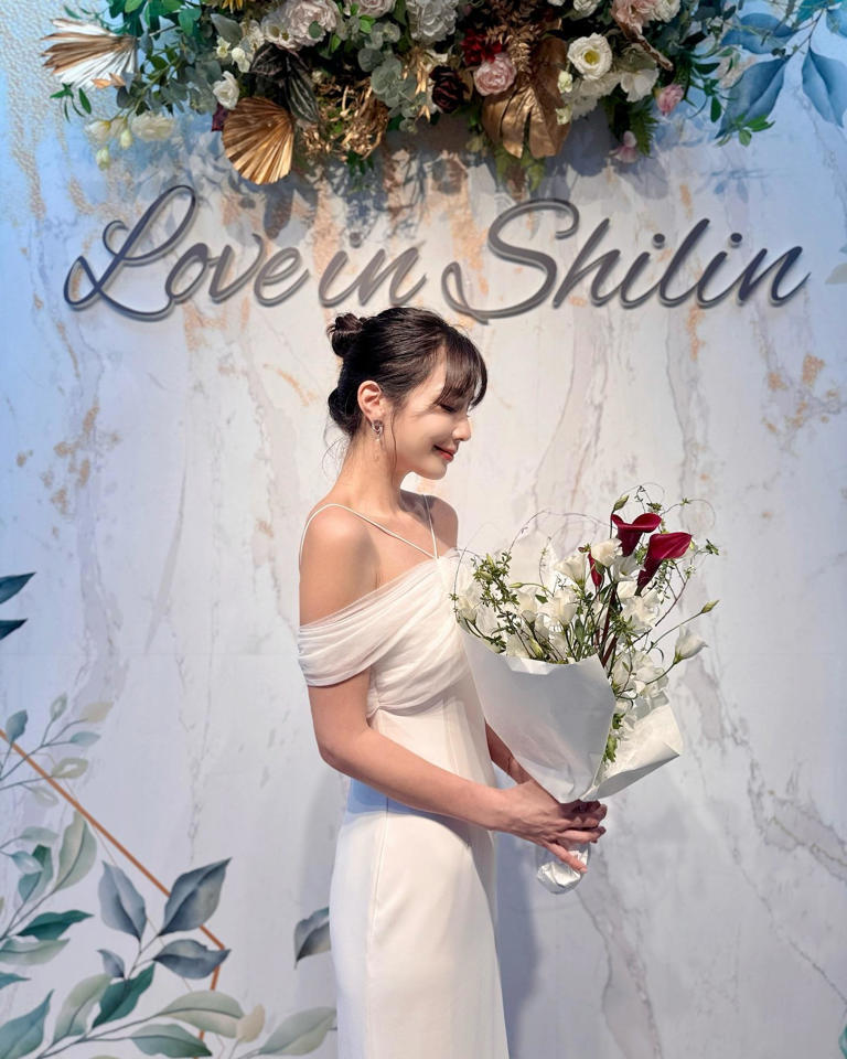 湘瑩在生日當天和大7歲男友結婚。(圖/翻攝自「王嫚萱(湘瑩)」臉書) 湘瑩在生日當天和大7歲男友結婚。(圖/翻攝自「王嫚萱(湘瑩)」臉書)