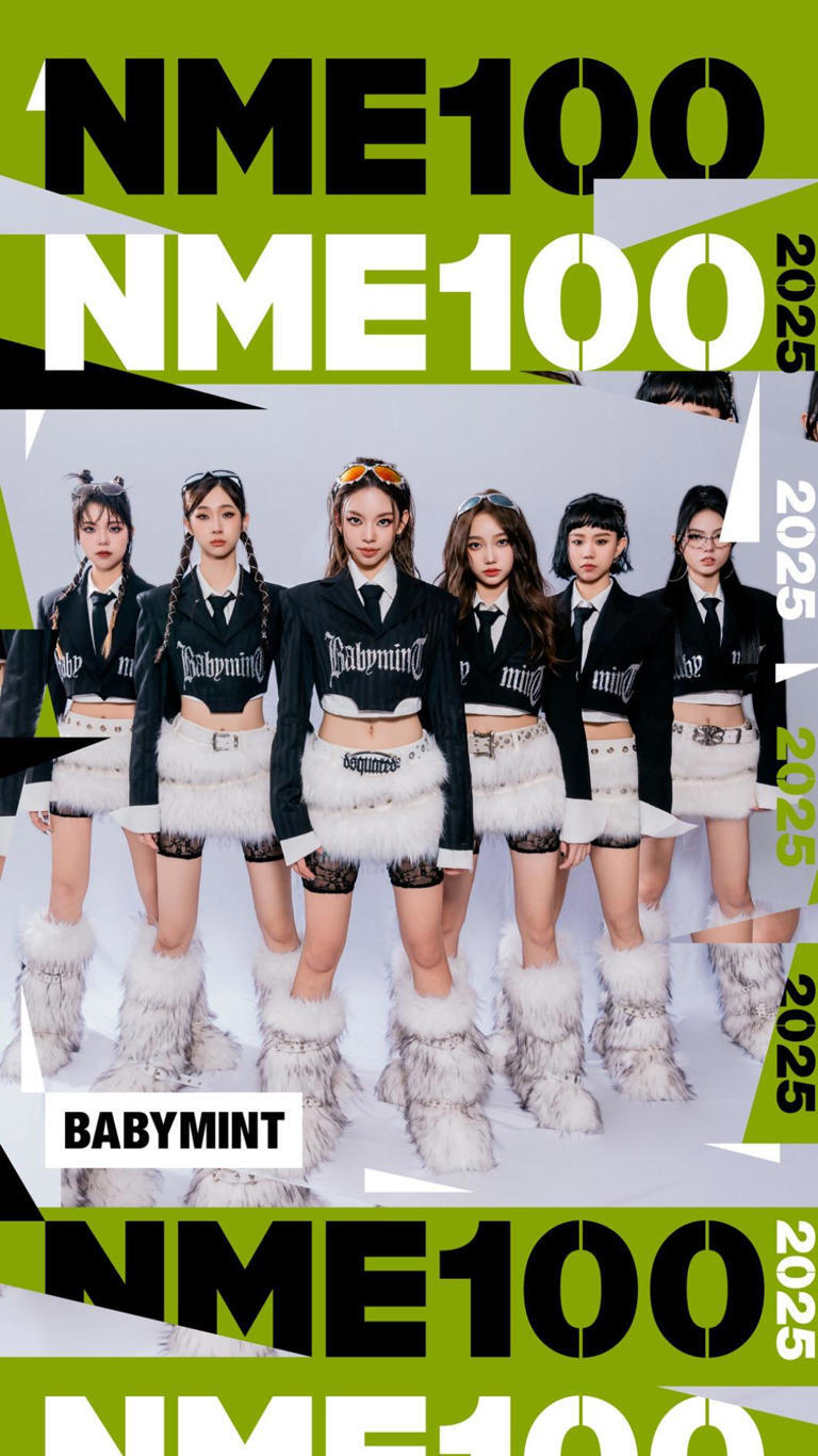 babyMINT入選英國知名音樂雜誌《NME》2025年的「NME 100」名單。(圖/華研國際、NME提供) babyMINT入選英國知名音樂雜誌《NME》2025年的「NME 100」名單。(圖/華研國際、NME提供)