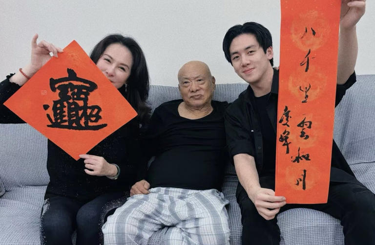 金友莊過年期間曾帶寶弟探望凌峰。(凌峰提供) 金友莊過年期間曾帶寶弟探望凌峰。(凌峰提供)