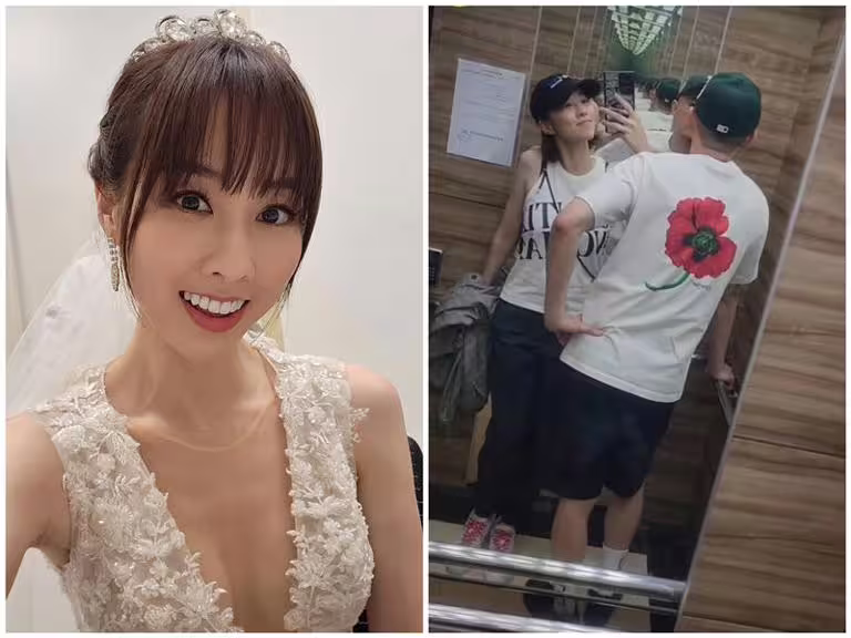 夏語心曾為戲穿婚紗,但與男友還沒想過規劃婚事。(圖/翻攝自IG) 夏語心曾為戲穿婚紗,但與男友還沒想過規劃婚事。(圖/翻攝自IG)