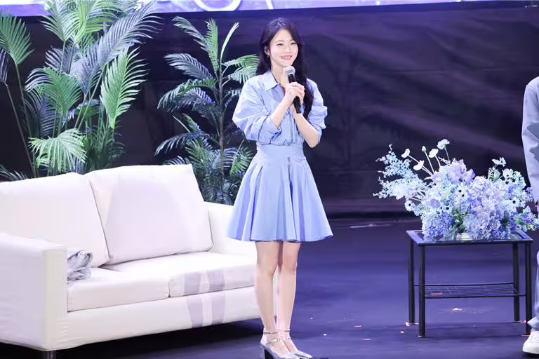 辛叡恩首次來台非常緊張。(孫伊萱攝) 辛叡恩首次來台非常緊張。(孫伊萱攝)