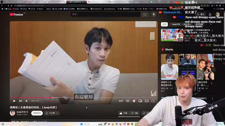 Youtuber「放火」不忍痛批:家寧真的有夠糟糕。(圖/翻攝自YT) Youtuber「放火」不忍痛批:家寧真的有夠糟糕。(圖/翻攝自YT)
