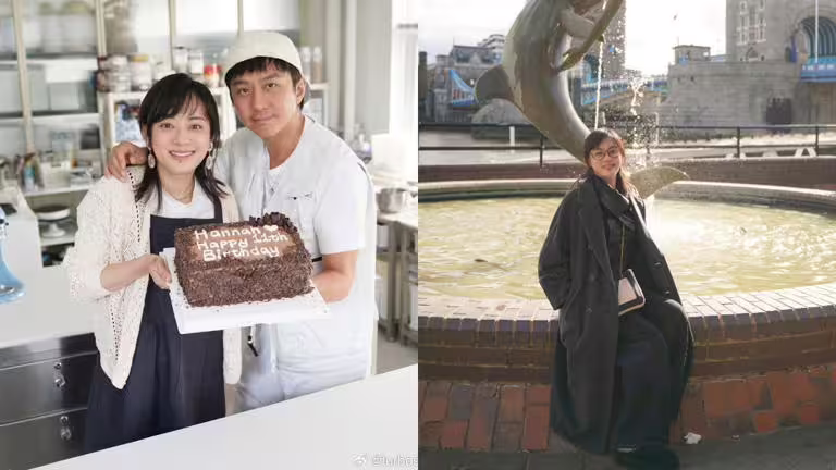 孫儷鄧超日前傳出全家移居英國。（圖／翻攝自孫儷微博）