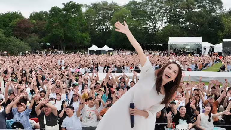 田馥甄「田調」Live in Life野地小巡演來到南投站。(圖/何樂音樂提供) 田馥甄「田調」Live in Life野地小巡演來到南投站。(圖/何樂音樂提供)