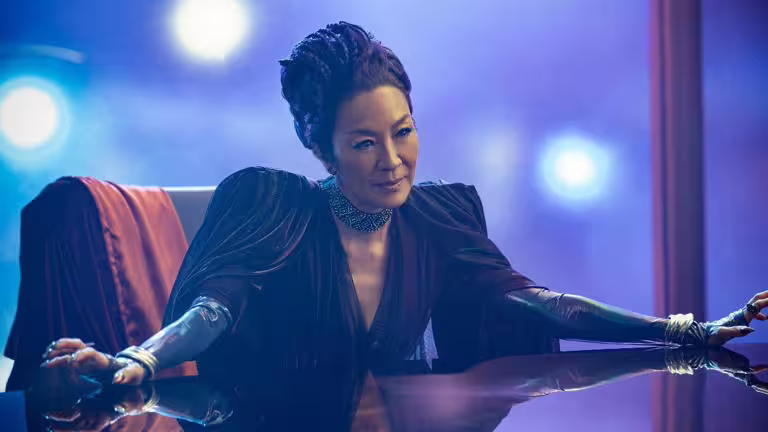 楊紫瓊主演的《星際爭霸戰:31區》將上架HBO Max。(圖/HBO Max提供) 楊紫瓊主演的《星際爭霸戰:31區》將上架HBO Max。(圖/HBO Max提供)
