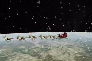 耶誕老人經過台灣上空　一鍵看他飛到哪