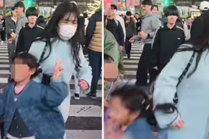 故意撞倒台灣女童 日本「撞人大媽」找到了!疑本人回應 故意撞倒台灣女童 日本「撞人大媽」找到了!疑本人回應