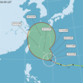 強颱潭美路徑北轉 氣象專家：仍有可能威脅台灣