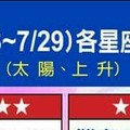 非常重要情況緊急，7/23~7/29 各星座整體運勢。。看看你有幾顆星呢？