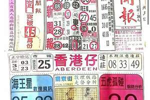 1/24  港六合 【中國新聞報，千禧廣告，香港報】多張財報讓你參考，參考。