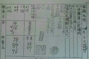 2/21  港六合 【財神發財籤詩密碼數】26張財報讓你參考，參考。