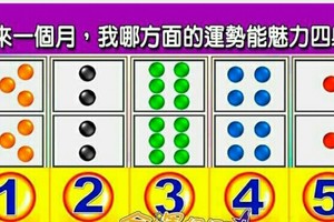 超神準測驗~~未來一個月，我哪方面的運勢能魅力四射？