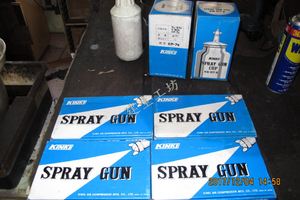 建生工坊 工具維修 - 第55篇 - 日本製造 近畿 KINKI SPRAY GUN 89 KP-7S KS 07-2 ...