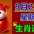 9月25號生肖運勢早知道