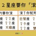 「滾！我不想看到你！」１２星座這樣說是需要空間冷靜，還是想要你哄他？教你一招讓他不生氣！