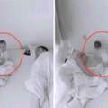 10月大嬰餓醒看熟睡爸媽　監視器錄下「天使舉動」網堅信：這孩子來報恩的