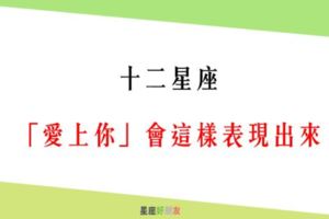 「滿滿的愛意，說不出口」！12星座「愛上你」會這樣表現出來！