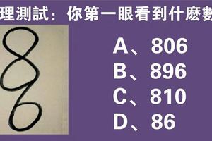 心理測試：第一眼看到什麼數字，測你的性格！