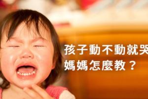 孩子毛很多、動不動就哭鬧，媽媽怎麼教？