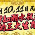 12月10，11號連續2天，橫財如潮水般湧來的三大生肖