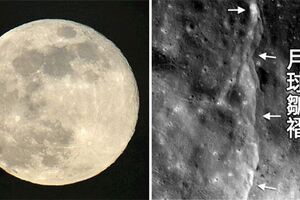 月球縮水中！科學家比喻「葡萄→葡萄乾」　NASA：越來越多強烈月震