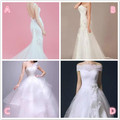 心理測試：4件婚紗，哪件最顯氣質？測那個TA是否在等著你！