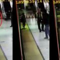手遭車門夾住2秒後婦人被電車「吞噬」