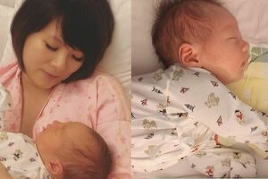 「蘇打綠」馨儀生啦！苦熬24HR生下超萌小堅果，青峰回應意外被幽默回擊