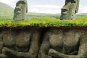 原來復活節島的摩艾石像不只是顆頭，它底下的身體連考古學家都看傻了眼