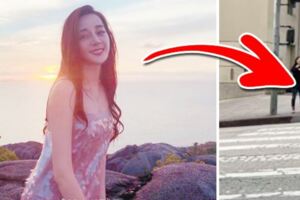 美國街頭偶遇「迪麗熱巴」，她「真實身材」大曝光！網友看完傻眼：「現實和P圖差很大！」