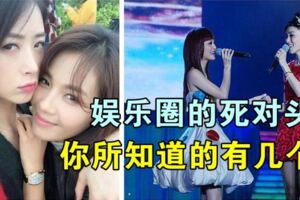 娛樂圈中5大出名「對頭」，引起粉絲炮轟，見面互不理睬