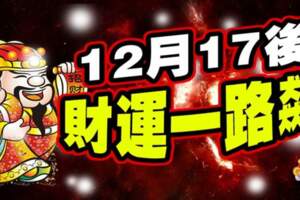 12月17日後財運一路飆的生肖