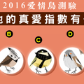  愛情鳥測驗：你跟他的真愛指數有多少？