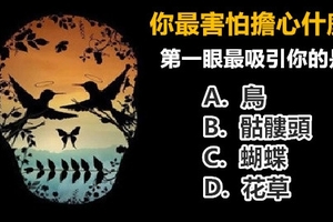 【心理測驗題目】神準！【相信第一眼】你最害怕擔心什麼？