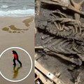 海灘上現身巨人的足跡！神廟挖出一具高20米的骨骸，看完這些證據真的嚇死了...