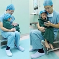 2歲小女童知道自己即將進行心臟手術，害怕得一直哭！醫生接下來的「這個」舉動讓大家都哭了！
