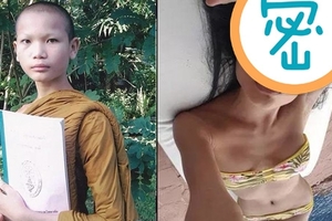 他在泰國做了6年的和尚...卻一直偷偷吃雌性激素！變性後竟然成為泰國最紅的超模...女性看到她都驚訝了！