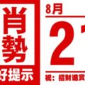 12生肖天天生肖運勢解析（8月21日）