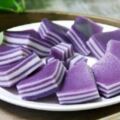紫薯千層糕做法太簡單了，攪一攪，蒸一蒸，爽口彈牙又營養健康